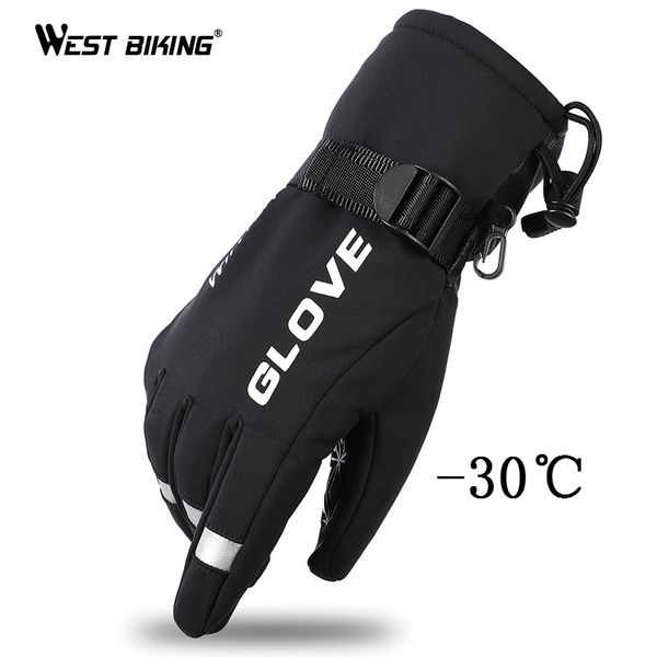 

west biking winter ski gloves snowboard gloves snowmobile motorcycle cycling windproof waterproof snow warm skiing