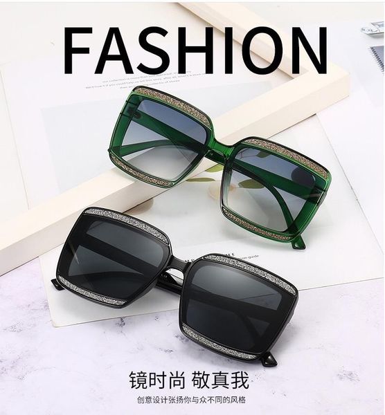 

20s женщины роскошные дизайнерские солнцезащитные очки мода классический ретро солнцезащитные очки высокое качество коробка большая рамка ан, White;black