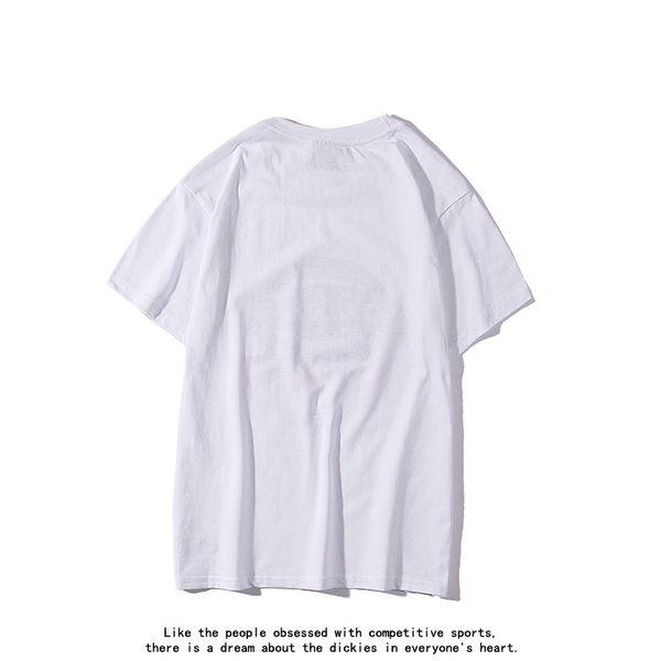 

футболка дизайнер новый летний мужская европа и соединенные штаты прилив бренд письмо печать с коротким рукавом мужчин любителей женщин м-2x, White;black