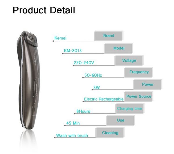 

kemei 2013 kemei km-2013 diy hair clipper clippers bwkf zzwfs
