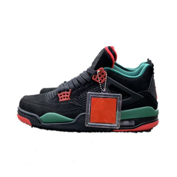 

2019 new jumpman iv 4 nrg x luxury black green red basketball shoes 4s mens trainers sports sneakers size 40-46