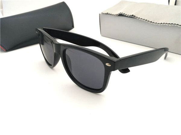 

big frame 54mm brand designer fashion men sunglasses uv400 outdoor sport vintage women sunglasses polarized retro eyewear with box and cases, White;black