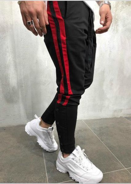 

pantalones outfits comfortable sweatpants men designer jogger sweatpants fashion spring hiphop pants casual, Black