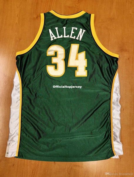 

vintage retro 2003 ray allen rbk jersey champion durant payton men xs-5xl.6xl shirt stitched basketball jerseys retro ncaa, Black;blue