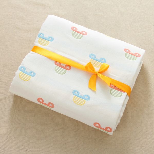 

h3hxm gauze 40-strand non-fading fluorescent blanket six-layer baby towel quilt six-layer gauze baby quilt 40-strand non-fading fluorescent