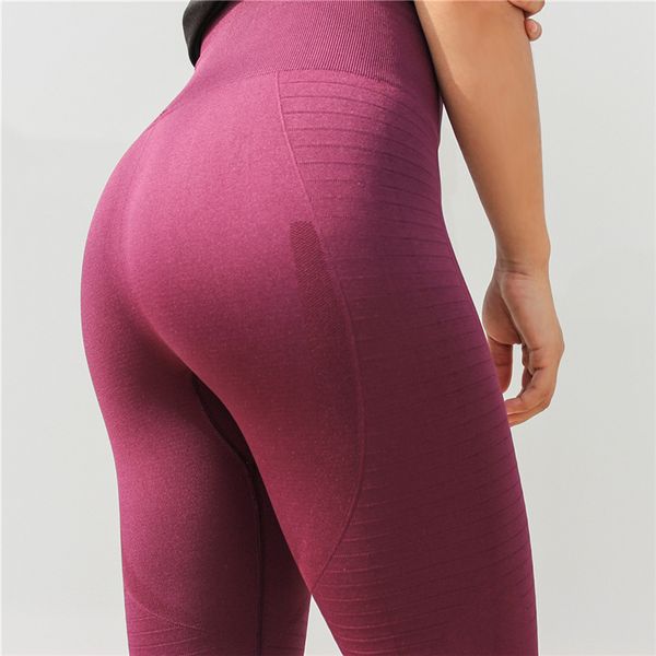 

yoga outfits fashion pants women high waist seamless sport leggings leggins gym clothing workout sportswear running tights, White;red