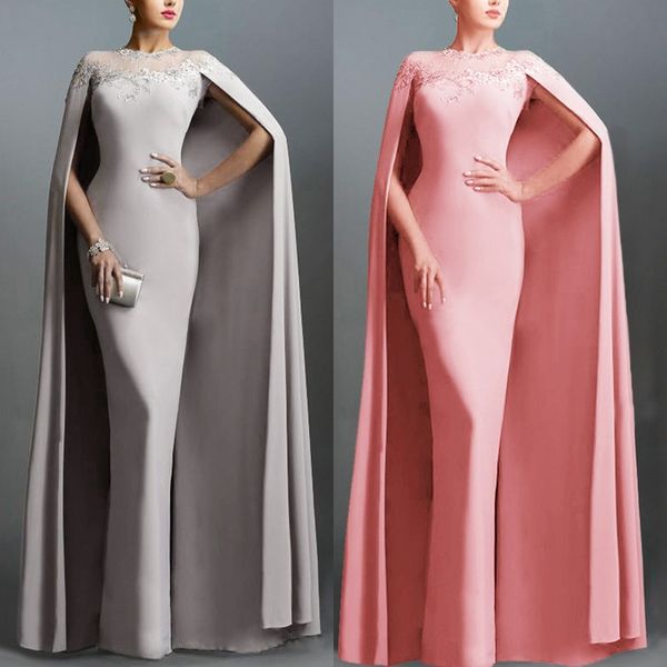 

dress women lace sleeveless close lace mesh o neck long dress, Black;pink