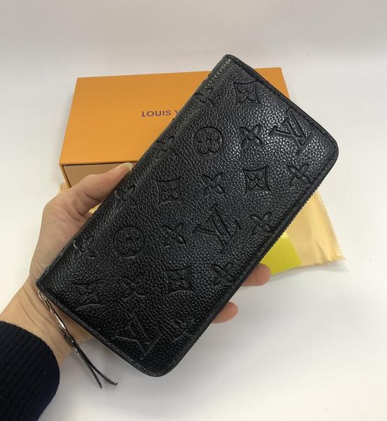 

shipping wholesale pink red black embossed lady long wallet multicolor designer coin purse card holder original box women classic