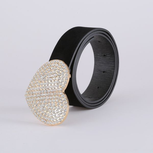 

pwsjd fashionable people street racket suede belt creative heart-shaped waist ornament female fashionable people street racket suede belt cr, Black;brown