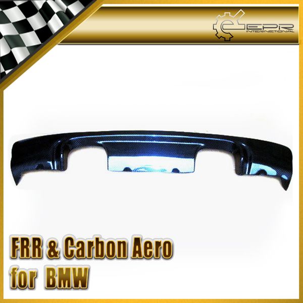 

car styling for e46 m3 csl style carbon fiber rear half bumper glossy fibre finish exterior accessories trim