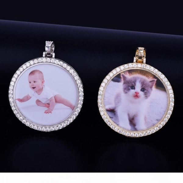 

custom made p medallions necklace & pendant with rope chain gold silver color cubic zircon men's hip hop jewelry