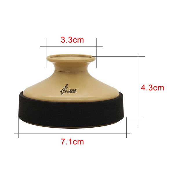 

slade light-weight abs saxophone mute silencer for alto saxophone sax