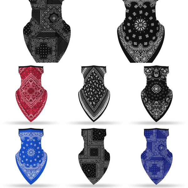 

hab7y fashionflag mask sport bandana cycling masks head neck scarves windproof headscarf camouflag face magic with filtere, Black