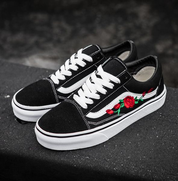 broderie rose pour vans broderie rose pour vans