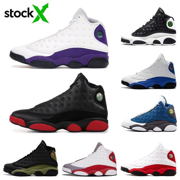 

court purple 13 13s men basketball shoes he got game black cat melo class of 2003 dirty bred sports sneakers shoes size 7-13