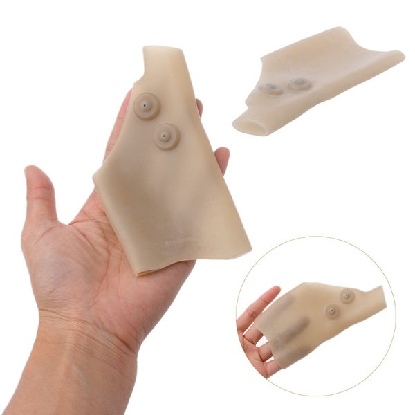 

fashion-thuwrist sprain threapy tenosynovitis relief protector glove, Blue;gray