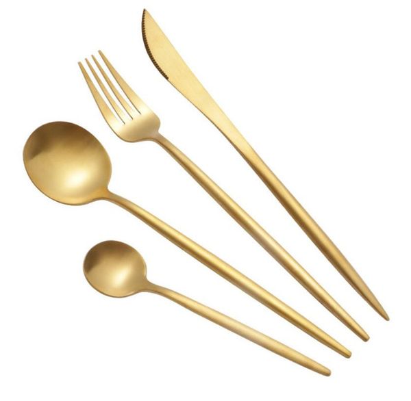 

new dining dinnerware set 304 stainless steel cutlery set steak knife fork set coffee spoon teaspoon flatware tableware kitchen silverware