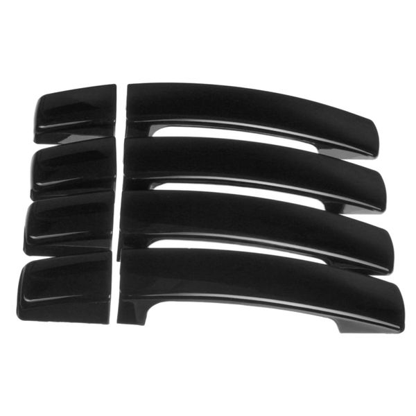 

8pieces door handle cover trim for lr range rover sport lr2 2005-2009 balck