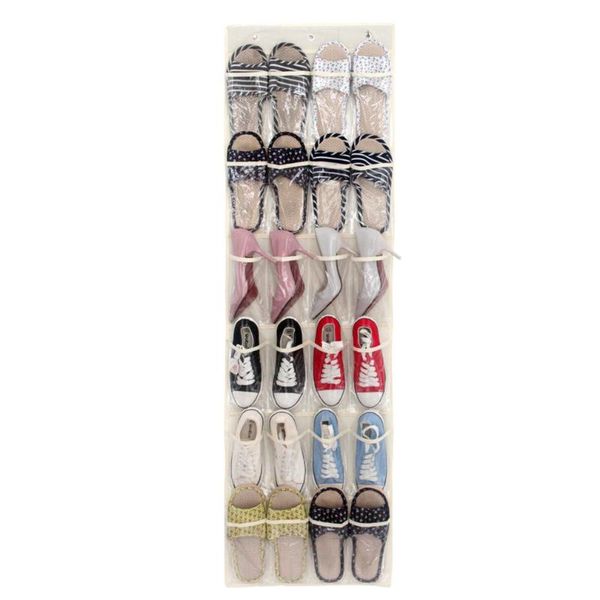 

24 grids door wardrobe hanging organizer socks ties shoes storage bag home shoes holder tidy organizer rack storage bag