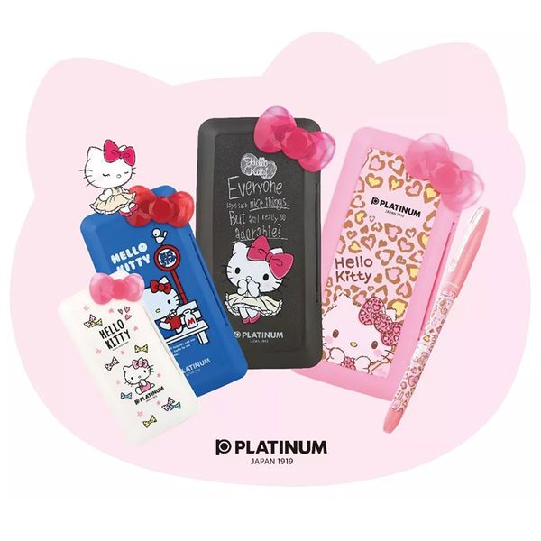 

platinum hello kitty gel pen set student lovely cute kawaii gbr-200kt