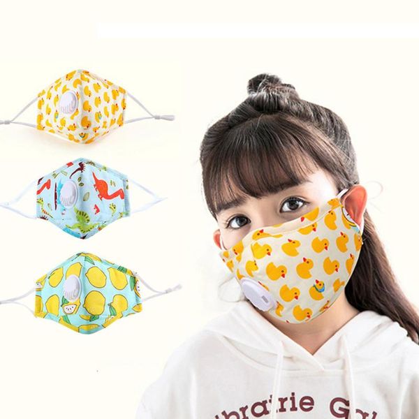 

5pc cycling mask child face masks kids cotton mouth masks reusable washable respirator dustproof masque riding equipment, Black