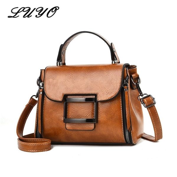 

2019 spring real genuine leather handbag handbags woman small vintage crossbody bags for women shoulder messenger bag female mx191108