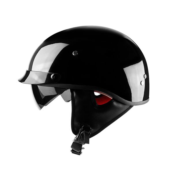 

sell universal motorcycle helmet capacete men and women summer half helmet german style vintage prince retro ladle durable