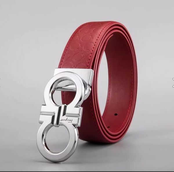 

new brand men betl 2019 famous 100% realy leather belt smooth buckle women and genuine designer belts for, Black;brown