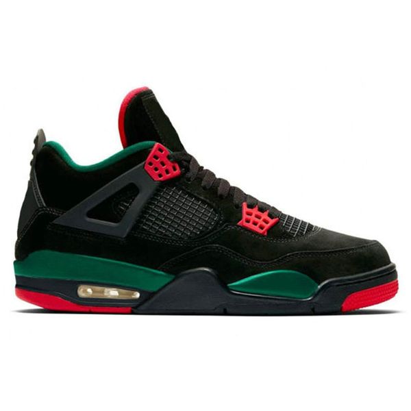 

4 black white pizzeria 2019 bred og men basketball shoes 4s motosport thunder black gum cactus jack mens designer trainers sports sneakers, White;red
