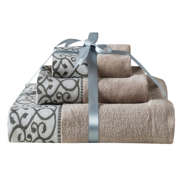 

towel set for adults 3pcs/lot 100% cotton 2019 new luxury towels bathroom set washcloth hower towel microfiber 60yj029