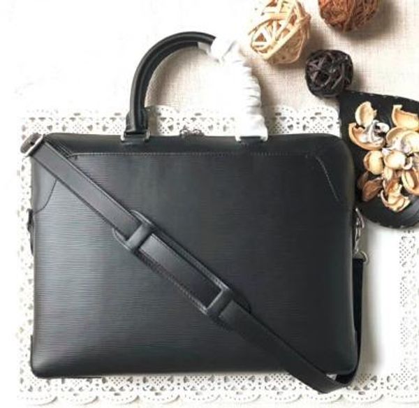 

2019 designer handbag ladies fashion women's shoulder bag shopping bag dhm1998 water ripple leather briefcase n51689