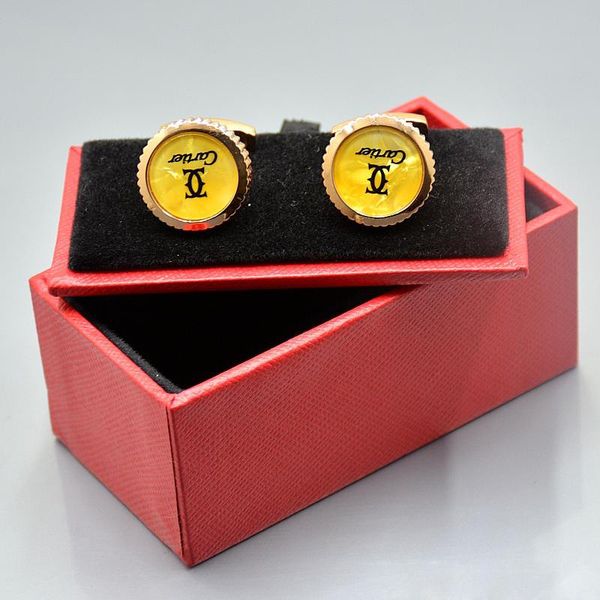 

высокое качество автомобилей круглый мужская сорочка рубашка запонки роскошь акция цена медь запонки для мужчин подарок (с коробкой, Silver