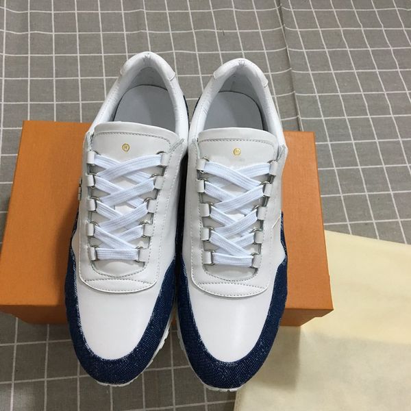 

new arrival casual mens designer shoes fashion run away sneakers lace-up brand designer shoes 3 colors euro size 38-45 ing, Black