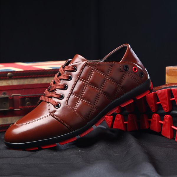 

men shoes 2018 leather formal shoes for men casual, Black