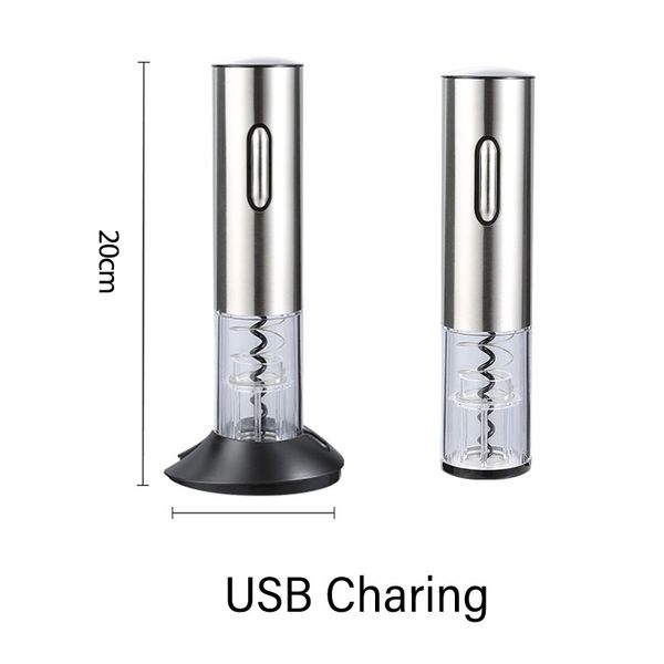 

usb charging electric wine opener corkscrew automatic wine bottle opener kit cordless with foil cutter kitchen & bar accessories other kitch