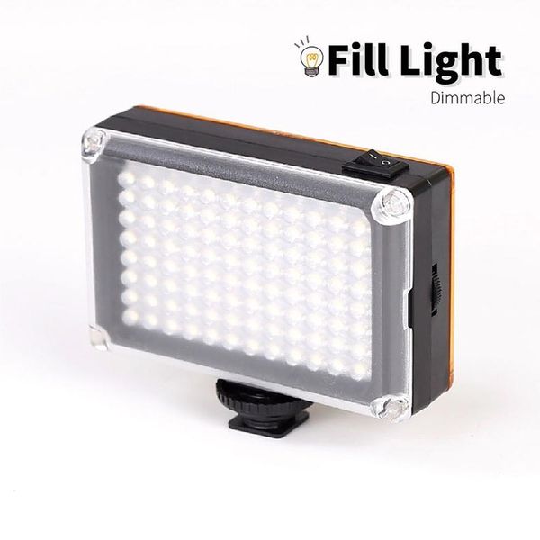 

led video light portable selfie fill light spotlight with hoe for smartphone cellphone camera