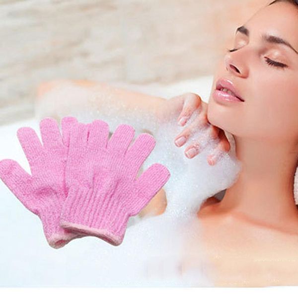 Guanto per la pulizia del corpo in schiuma Guanto per il bagno Attrezzo per il bagno Multi colori Guanti da bagno Lavaggio esfoliante Pelle Massaggio termale Detergente per il corpo Guanti da doccia DH0702