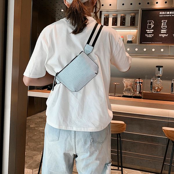 

fanny pack women waist pack leahter waist bag famale fashion alligator belt women's small shoulder bags purse sac banane