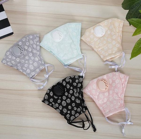 

Маска для лица с дыхательным клапаном Антипылевой туман PM2. 5 Маска для рта половина лица крышка рта хлопок точечные маски пылезащитные защитные маски GGA3304