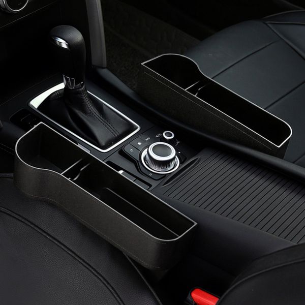 

car seat crevice storage box grain organizer gap slit filler holder for wallet phone cigarette slit pocket accessories