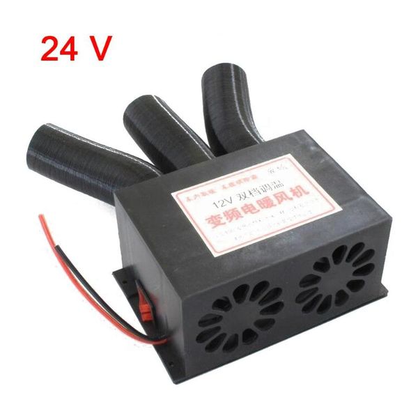 

car fans dc12v/ 24v 800w 3 port heater defroster universal dc dual gear truck automotive air accessories