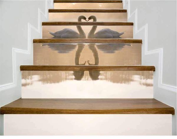 

live with own family decoration 3d stairs sticker since paste high clear steps land subsidies can shift stickers lt178