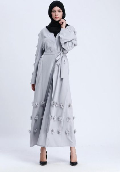 

Ethnic Clothing Women Arabian Long Robe Dresses Floral Middle East Formal Dress