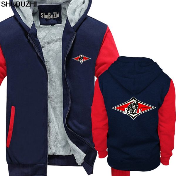 

black big wednesday bear surfboards winter thick hoodies men winter thick hoodies black autumn hoody male warm coat sbz1044