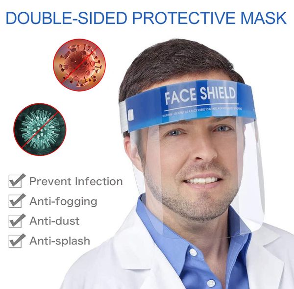

Маски для защиты лица защищают глаза и лицо с анти-туманной изоляцией полные защитные маски с эластичной лентой губка оголовье