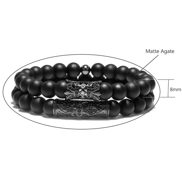 

2pc metal piercing flower rivet beads bracelets set men women jewelry elastic matter beads wristband bracelet accessories, Golden;silver