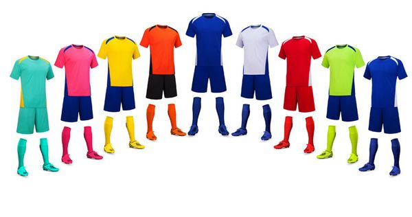 

мужчины пустой двухсторонний футбольной команды форменная комплекты спортивной одежды, костюмы индивидуальный customized футбол комплекты то, Blue;black