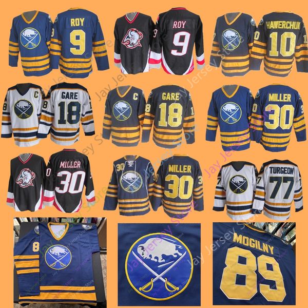 

Ice Hockey Buffalo Sabres Jersey CCM 9 Derek Roy 10 Dale Hawerchuk 18 Danny Gare 77 Pierre Turgeon Home Away
