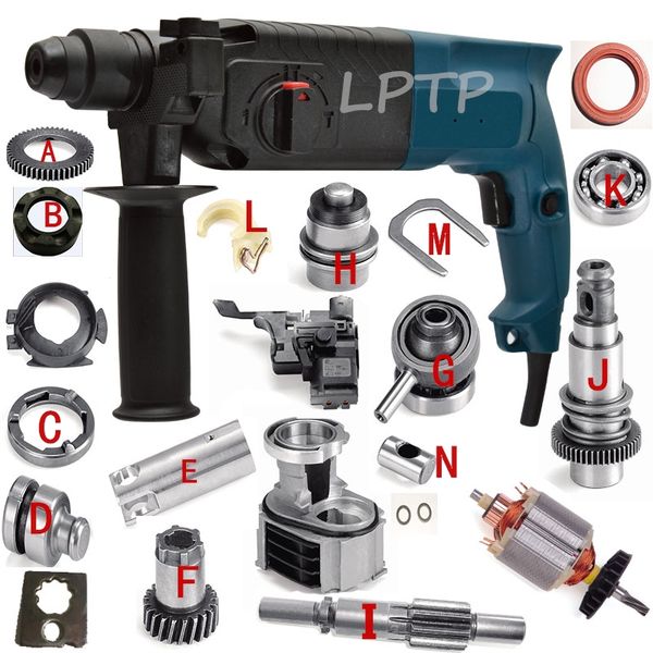 

ac220-240v 24mm electric impact hammer drill part for gbh2-24 repair hammer piston armature gear switch