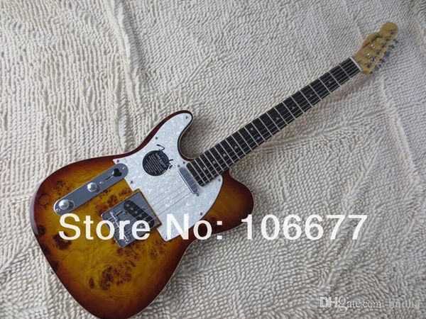 

quality handed telecaster custom color rosewood fretboard electric guitar white guard board